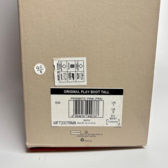 Hunter Original Play Tall Rain Boots in Prismatic Pink - Picture 9 of 9